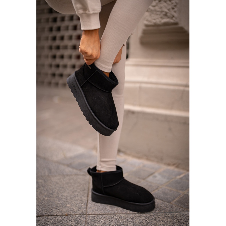 Botas de Nieve Plataforma Baja Big Star OO274A099 Negro 2