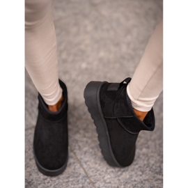 Botas de Nieve Plataforma Baja Big Star OO274A099 Negro 4