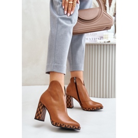 Botines de Piel Laura Messi 2836 Marrón 5