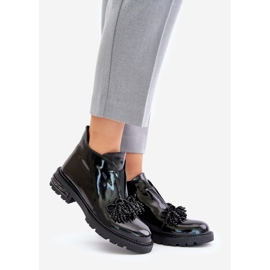 S.Barski Botines Piel Charol Con Decoración Aislado D&A LZ42-036 Negro 1 S.Barski Botines Piel Charol Con Decoración Aislado D&A LZ42-036 Negro 1