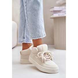 Zapatillas con aislamiento para mujer Big Star OO274A531 Crema beige 5