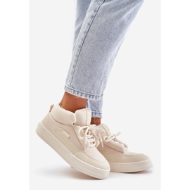 Zapatillas con aislamiento para mujer Big Star OO274A531 Crema beige 1