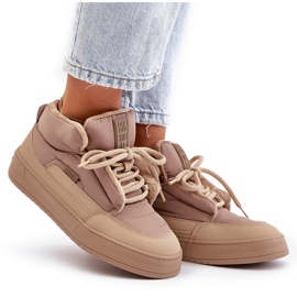 Zapatillas con aislamiento para mujer Big Star OO274A532 Beige 9