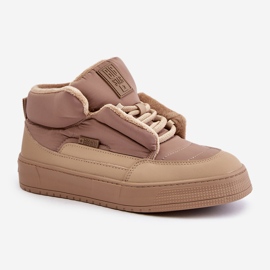 Zapatillas con aislamiento para mujer Big Star OO274A532 Beige 4