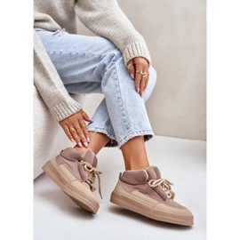 Zapatillas con aislamiento para mujer Big Star OO274A532 Beige 8