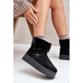 Botas de nieve con plataforma y pelo Big Star OO274A108 Negro 9