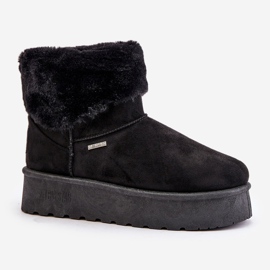 Botas de nieve con plataforma y pelo Big Star OO274A108 Negro 7