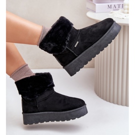 Botas de nieve con plataforma y pelo Big Star OO274A108 Negro 10