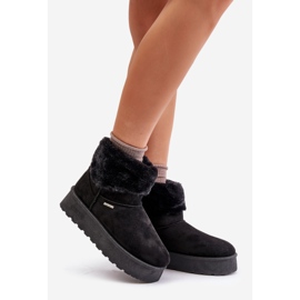 Botas de nieve con plataforma y pelo Big Star OO274A108 Negro 1