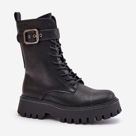 Botas de trabajador aislantes con hebilla Big Star OO274137 Negro 4