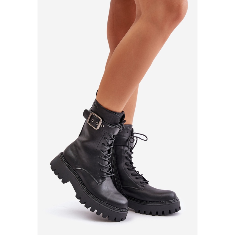 Botas de trabajador aislantes con hebilla Big Star OO274137 Negro 1