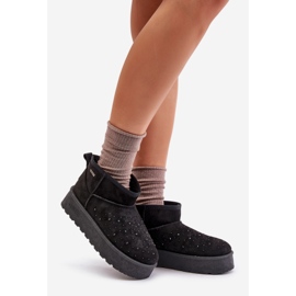 Botas de nieve con decoración en la plataforma Big Star OO274A105 Negro 1