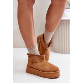 Botas de Nieve Plataforma Baja Big Star OO274A098 Camel marrón 3