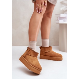 Botas de Nieve Plataforma Baja Big Star OO274A098 Camel marrón 2