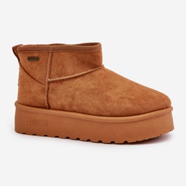 Botas de Nieve Plataforma Baja Big Star OO274A098 Camel marrón 4