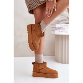 Botas de Nieve Plataforma Baja Big Star OO274A098 Camel marrón 6