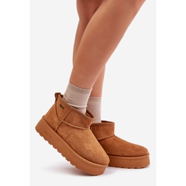 Botas de Nieve Plataforma Baja Big Star OO274A098 Camel marrón 1 Botas de Nieve Plataforma Baja Big Star OO274A098 Camel marrón 1