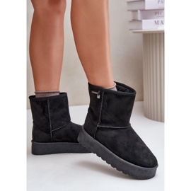 Botas de nieve con plataforma alta para mujer Big Star OO274898 Negro 3