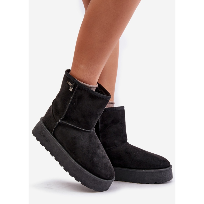 Botas de nieve con plataforma alta para mujer Big Star OO274898 Negro 1