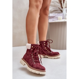Botas Aislantes De Mujer Con Cremallera, Burdeos Ferelia rojo 2