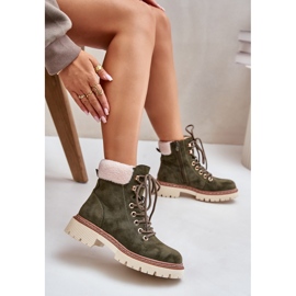 Botas Aislantes De Mujer Con Cremallera, Verde Ferelia 6