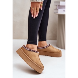 Botas De Nieve Bajas De Mujer Con Bordado En La Plataforma Narirya Camel marrón 2 Botas De Nieve Bajas De Mujer Con Bordado En La Plataforma Narirya Camel marrón 2