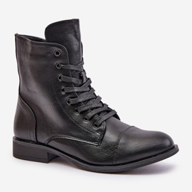 Botas aislantes de ecopiel con cremallera, Black Leanaris negro 4