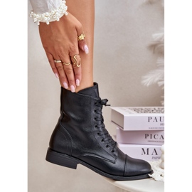 Botas aislantes de ecopiel con cremallera, Black Leanaris negro 6