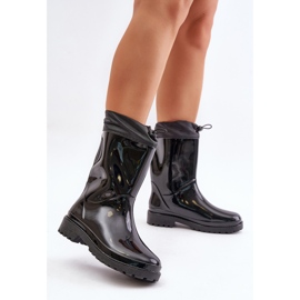Botas de agua de mujer con puño negro Ellatiel 3