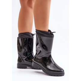 Botas de agua de mujer con puño negro Ellatiel 2