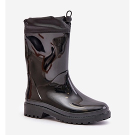 Botas de agua de mujer con puño negro Ellatiel 4
