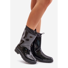 Botas de agua de mujer con puño negro Ellatiel 1