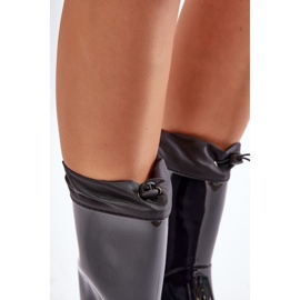 Botas de agua de mujer con puño negro Ellatiel 6