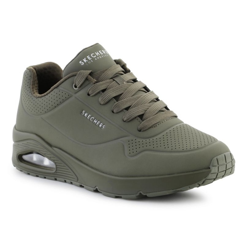 Zapatos Skechers Uno Stand On Air 52458-DKGR verde 1 Zapatos Skechers Uno Stand On Air 52458-DKGR verde 1
