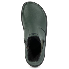 Olivier Botas Chelsea de mujer descalzas con cremallera, aislantes 1263, verde 4