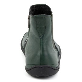 Olivier Botas Chelsea de mujer descalzas con cremallera, aislantes 1263, verde 5