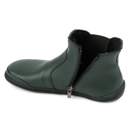Olivier Botas Chelsea de mujer descalzas con cremallera, aislantes 1263, verde 7