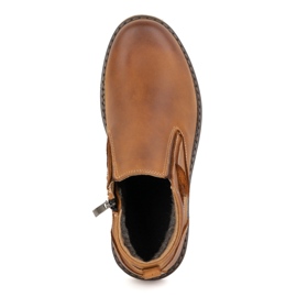 Olivier Botas de hombre, piel, aislantes, 140GT, rojo naranja 8