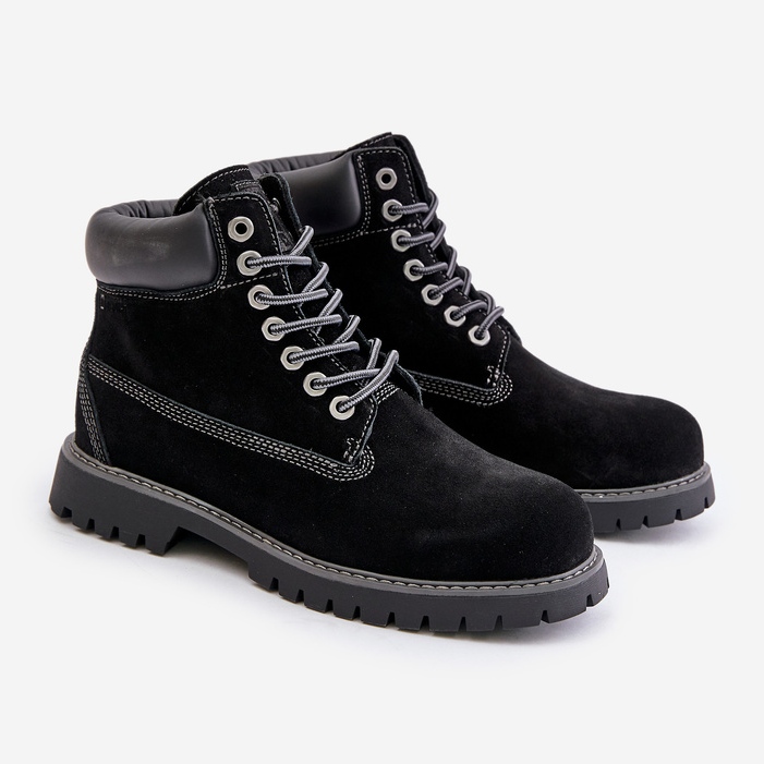 Botas de hombre con aislamiento de ante Big Star OO174138 HI-POLY System Negro 1