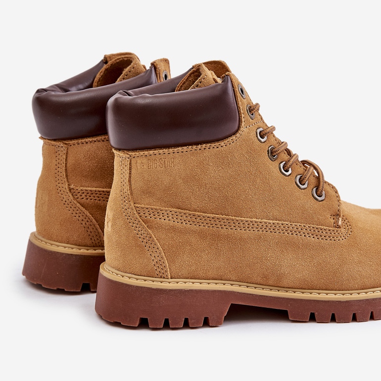 Botas de hombre con aislamiento de ante Big Star OO174136 HI-POLY System Camel marrón 2 Botas de hombre con aislamiento de ante Big Star OO174136 HI-POLY System Camel marrón 2