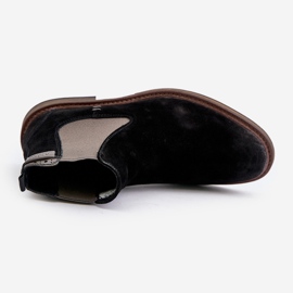 Botas Chelsea de ante para hombre Big Star OO174154 Negro 7