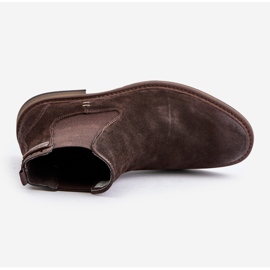 Botas Chelsea de ante para hombre Big Star OO174155 Marrón 4