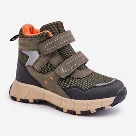 Botas de nieve infantiles aislantes Big Star OO374129 Caqui verde 7