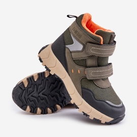 Botas de nieve infantiles aislantes Big Star OO374129 Caqui verde 4