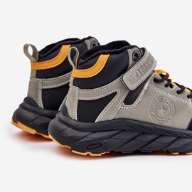 Zapatos Trekking Infantil Trappers Aislantes Con Velcro Big Star OO374181 Caqui verde 3