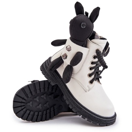 Botas Infantiles Aislantes De Piel Con Cremallera Y Osito Vinceza 36261 Blanco 7