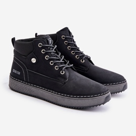 Botas con cordones para hombre Big Star OO174559 Hi-Poly System Negro 1