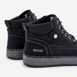 Botas con cordones para hombre Big Star OO174559 Hi-Poly System Negro 2