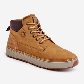 Botas con cordones para hombre Big Star OO174561 Hi-Poly System Camel marrón 7