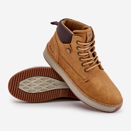 Botas con cordones para hombre Big Star OO174561 Hi-Poly System Camel marrón 4